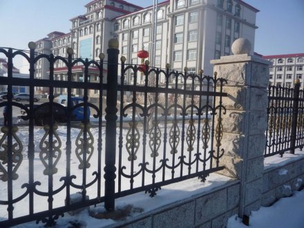 專業訂制別墅鐵藝圍墻圍欄B23圍欄